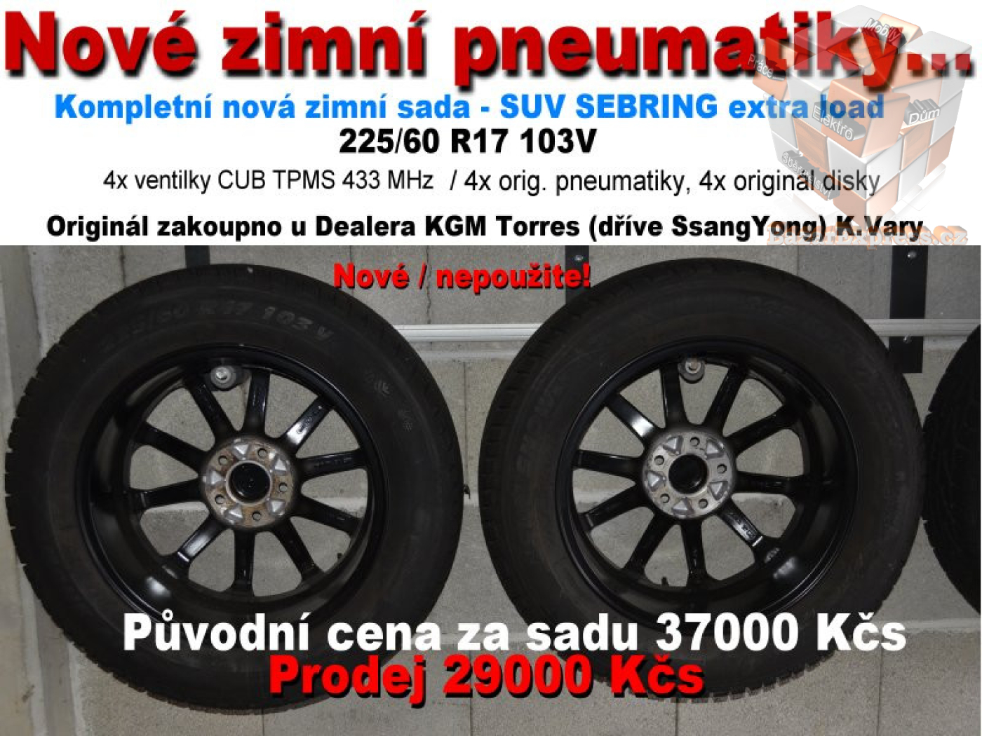 Nové orig.zimní sada pneumatik