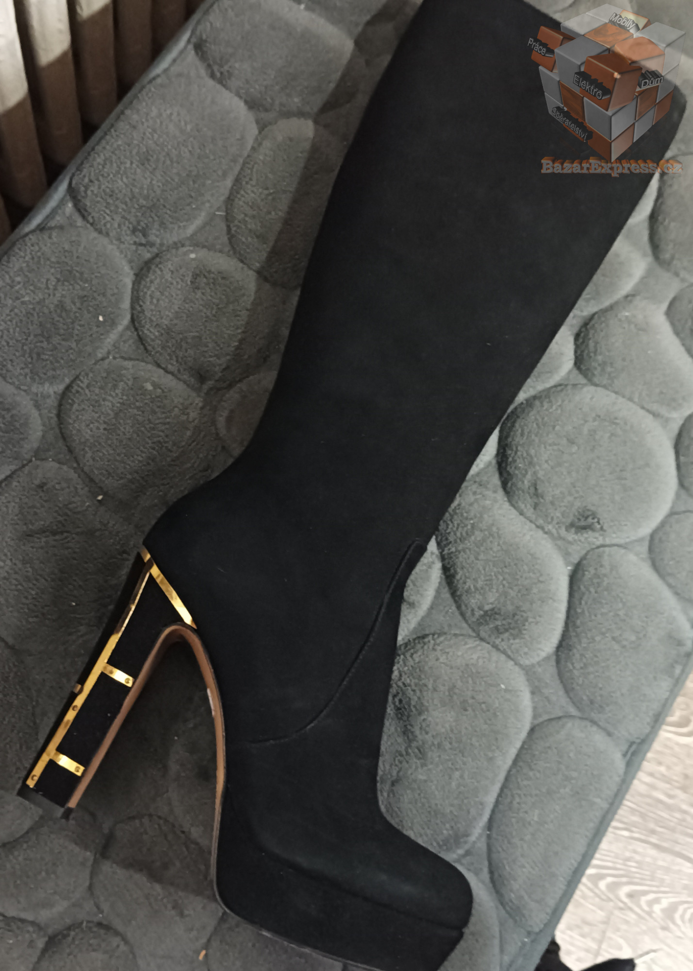 Kozačky kožené v 37