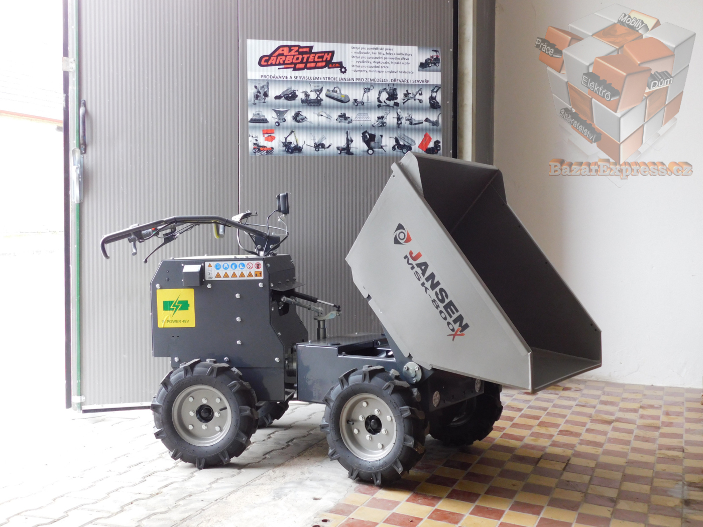 Jansen MSK-800X  kĺoubový kolový elektrický damper