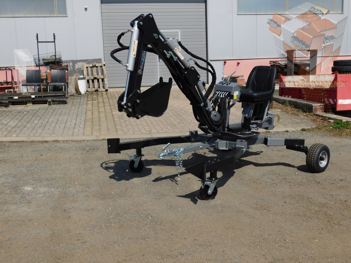 Minibagr Jansen MB-360°  benzínový kráčející bagr