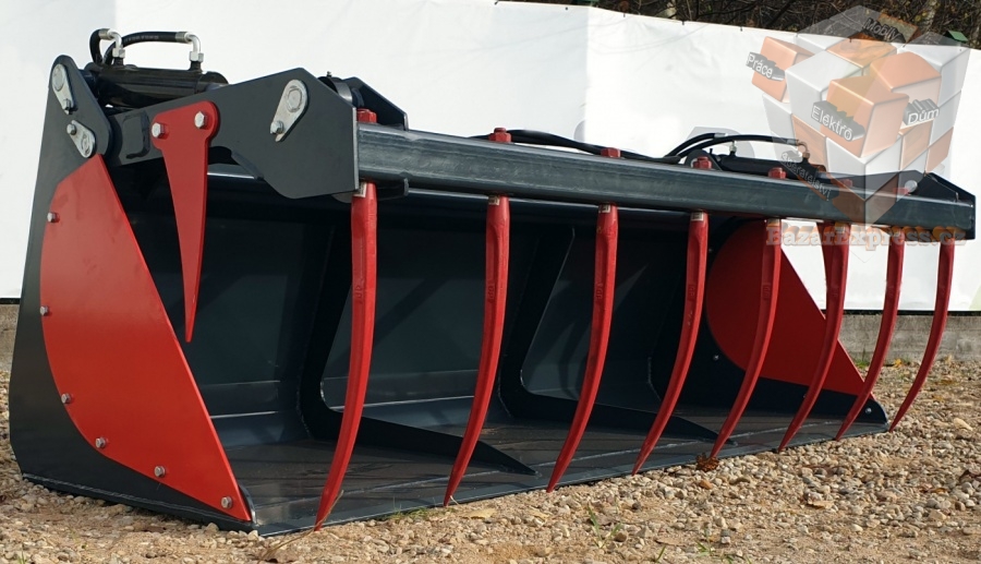 LOPATA S PŘIDRŽOVAČEM - ZUBY KOVANÉ-3