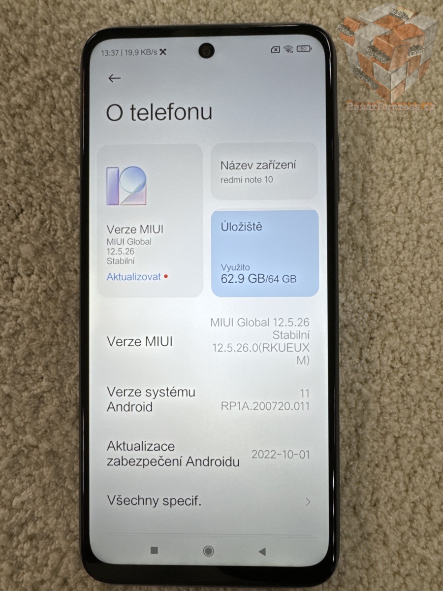 Redmi note 10 4GB/64GB