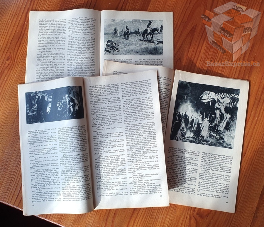 časopisy Poklad Inků - Karl May - 3 díly