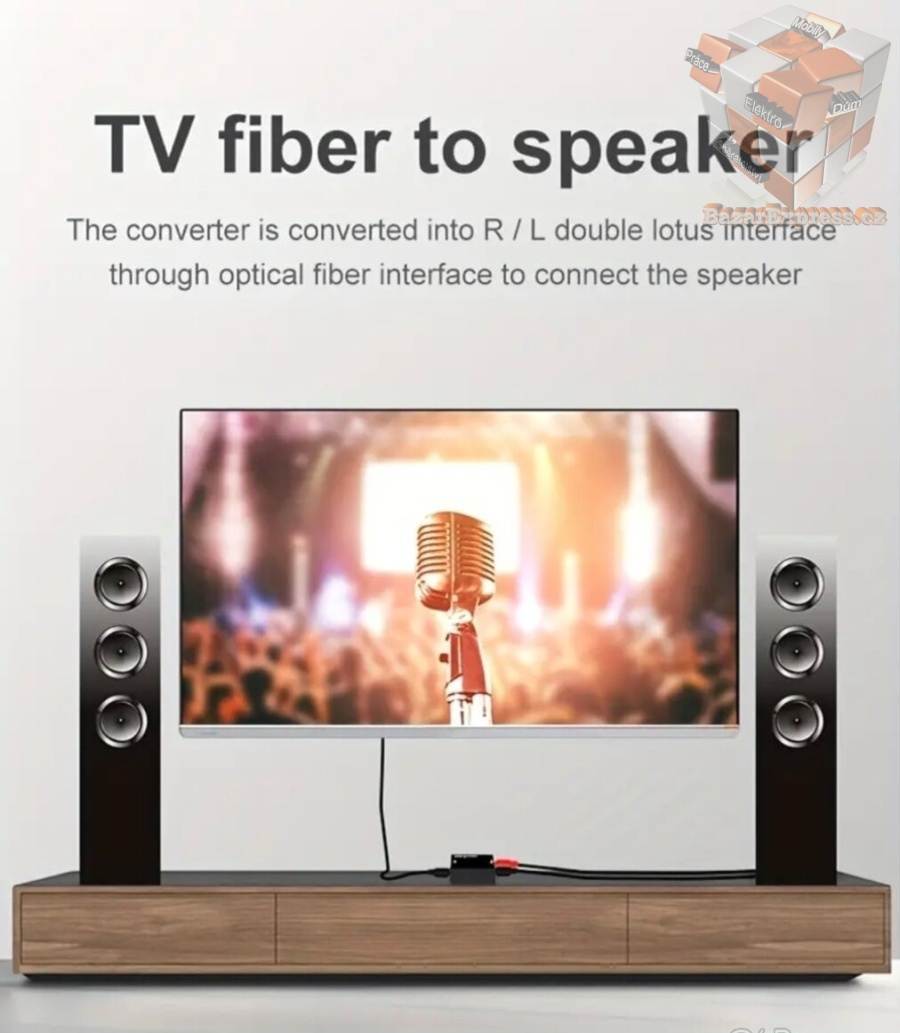 Digitálně analogový audio převodník z optiky > Rca