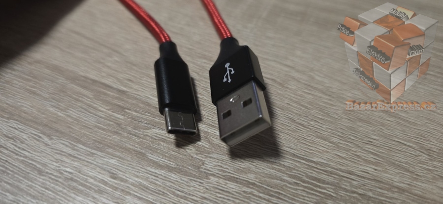 USB-C nabíjecí a datový kabel s délkou 2 metry