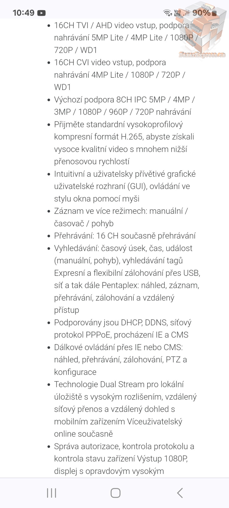 Rekordér TD-2716TE-HC