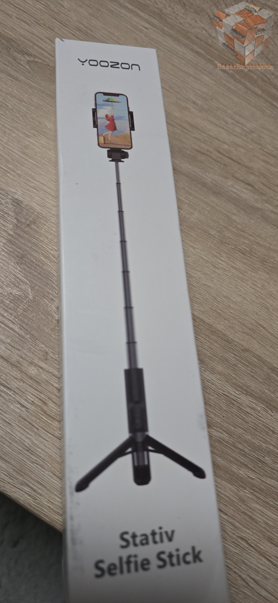 Selfie tyč s bluetooth ovládáním a funkcí tripodu