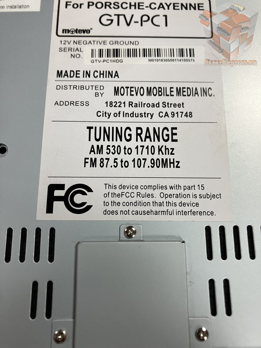 Audio systém originál Porsche Cayenne 2004-2007