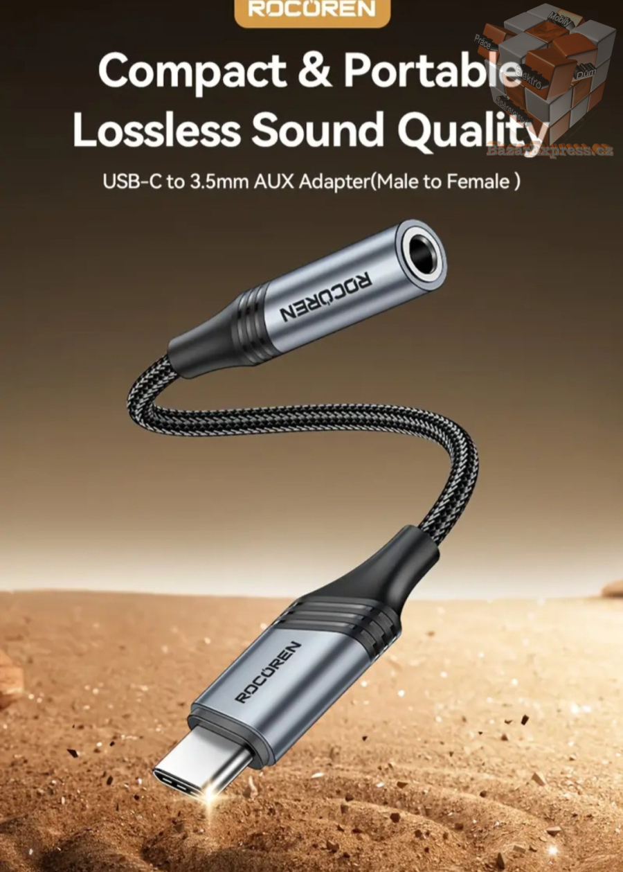 Redukce pro drátová sluchátka USB-C na 3,5mm Jack