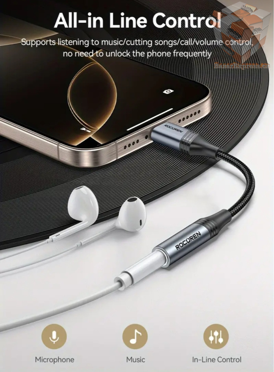 Redukce pro drátová sluchátka USB-C na 3,5mm Jack