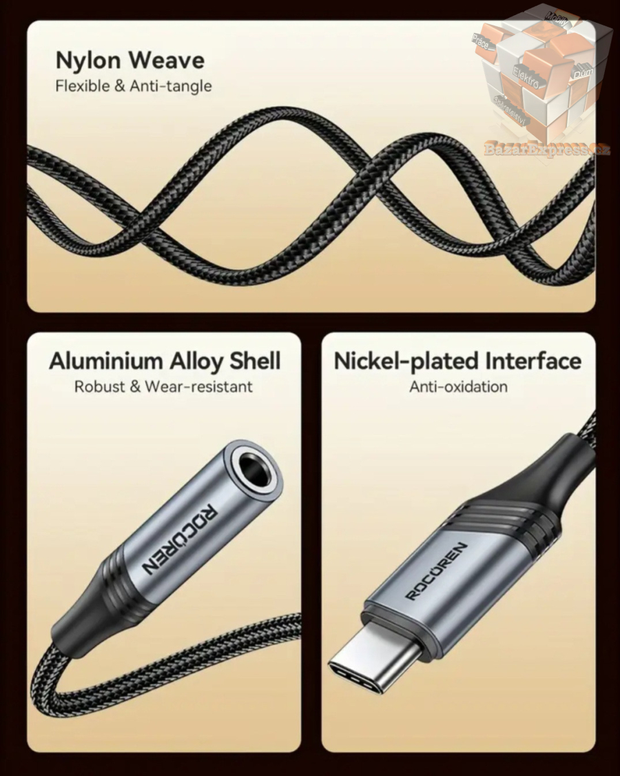 Redukce pro drátová sluchátka USB-C na 3,5mm Jack