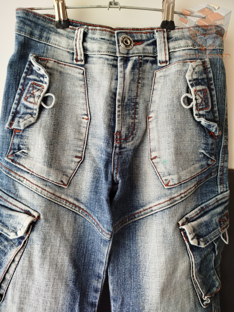 Džíny zn. mk jeans vel.140