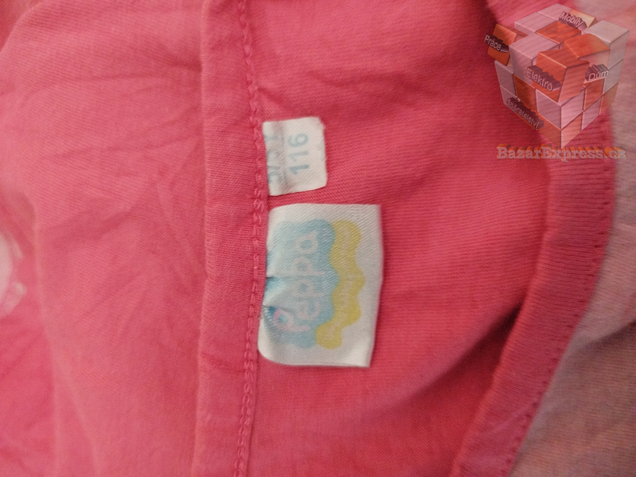 Tričko zn. Peppa Pig vel.116
