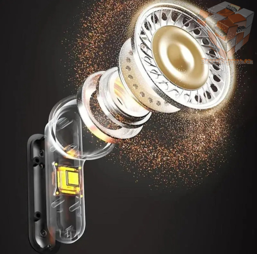 Bezdrátová sluchátka s displejem stavu nabití