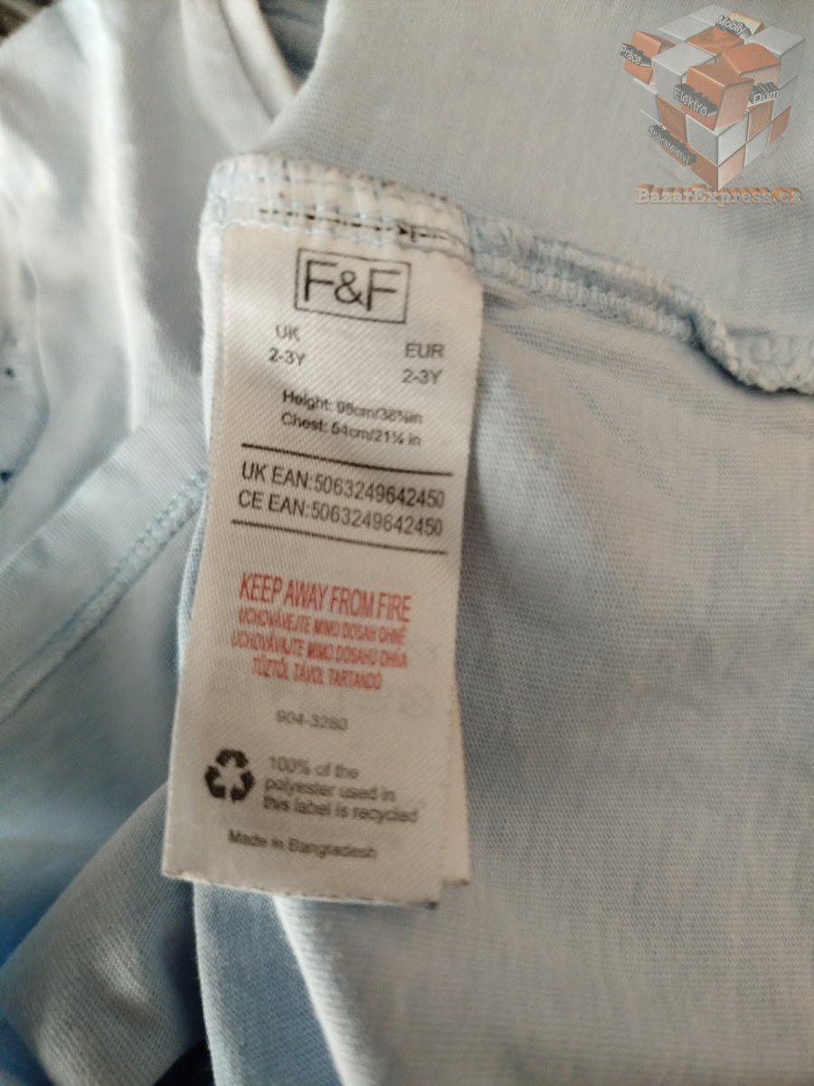 Tričko zn. F&F vel.92