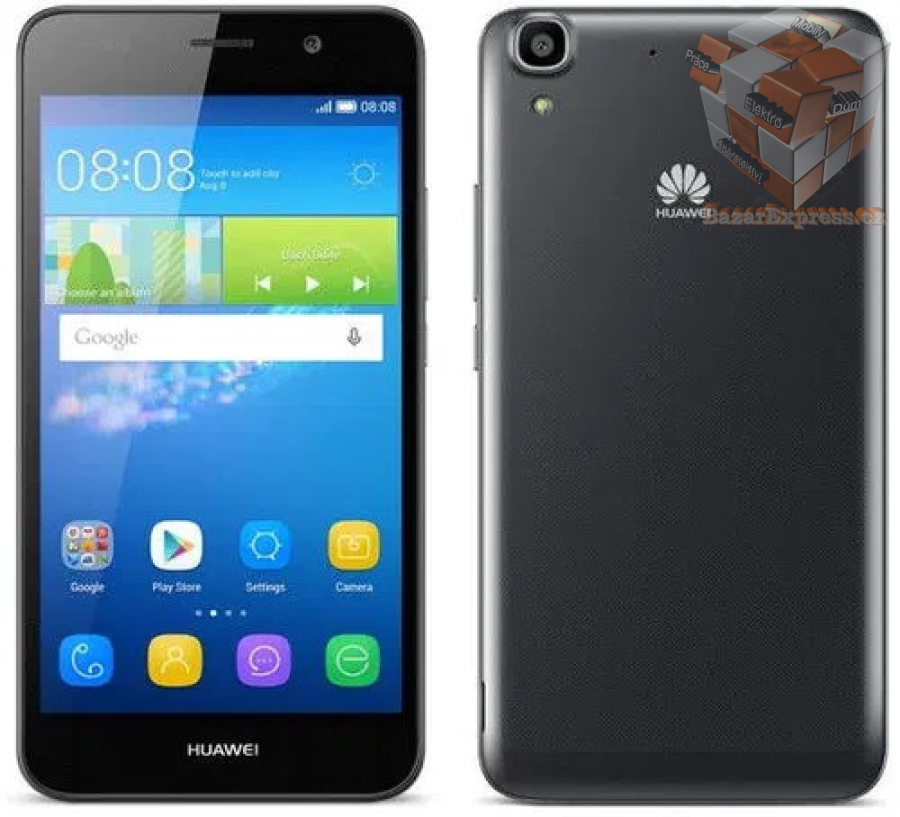 Nový Huawei Y6 Black s nabíječkou + nová sim karta + 12 měsíců záruka.