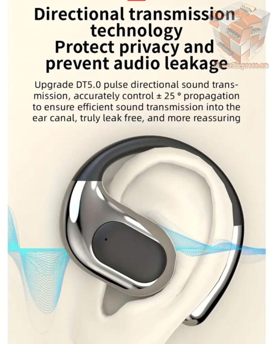 Bluetooth sluchátka s uchycením za uši