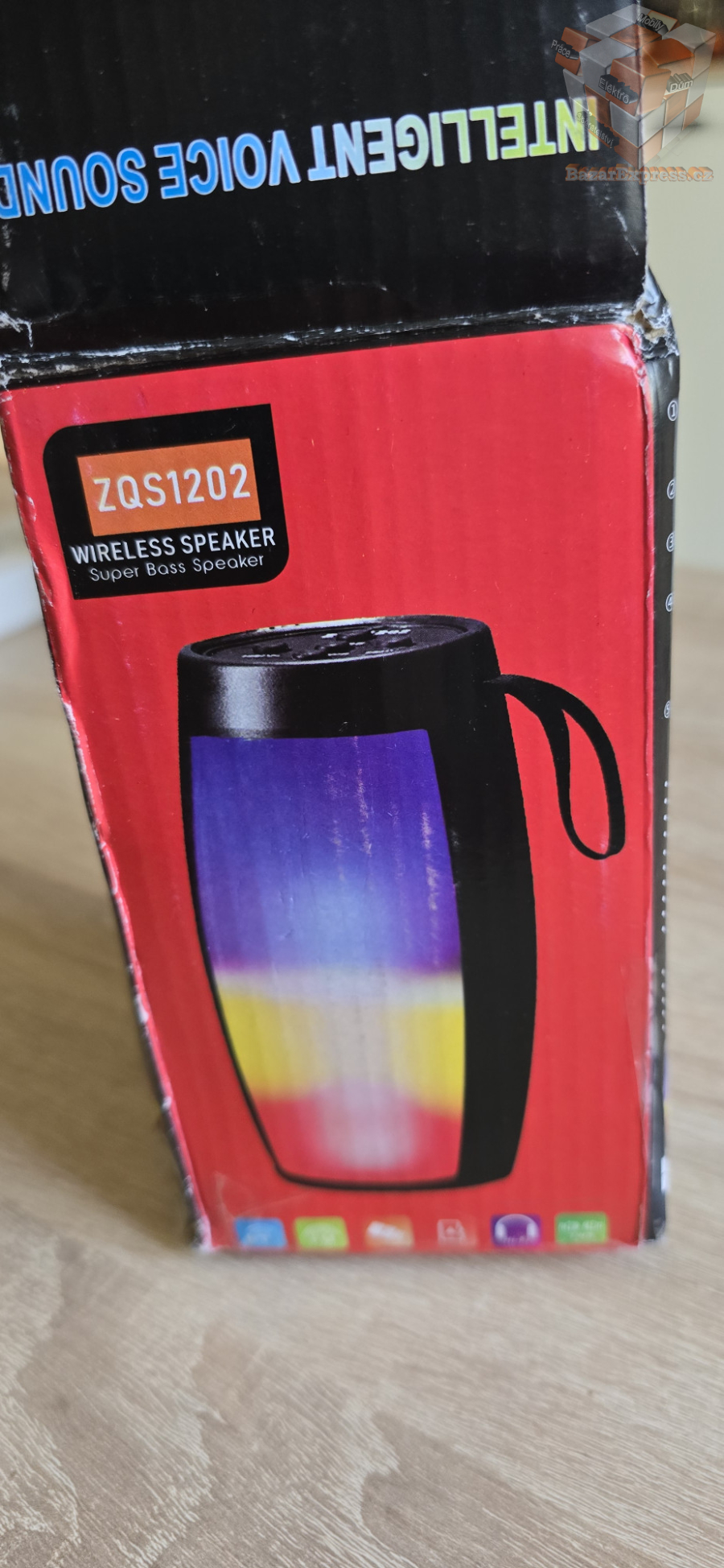 Bluetooth reproduktor s LED podsvícením