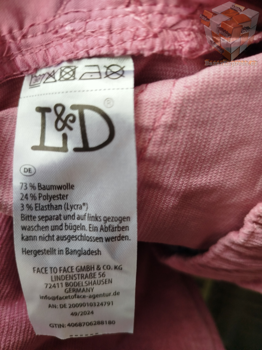 Kalhoty zn. L&D vel.140