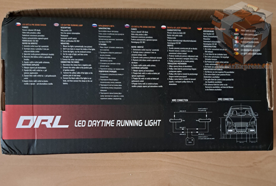 Světla pro denní svícení DRL-COB.
