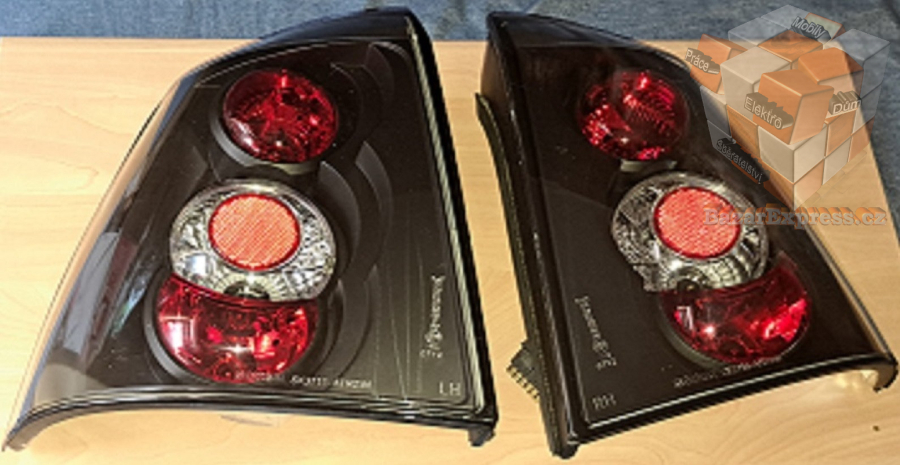 Zadní tuning světla Opel Astra G.