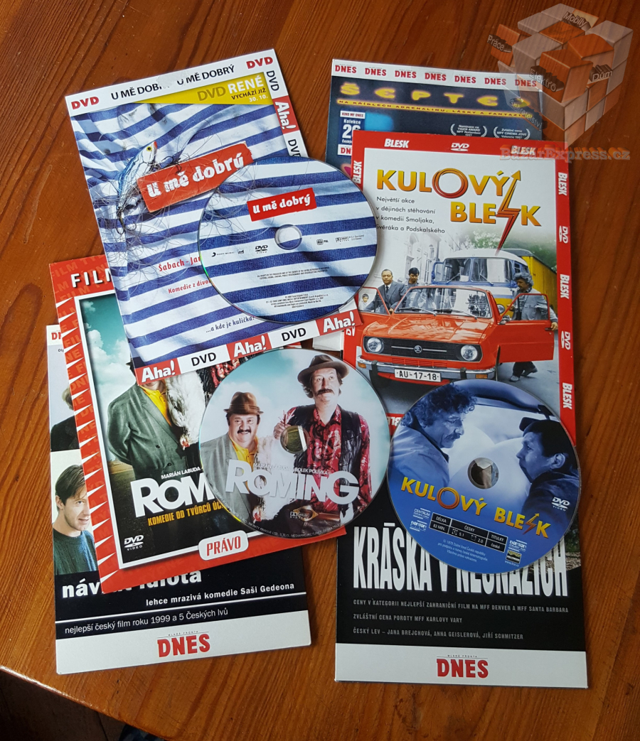 6 x DVD české filmy