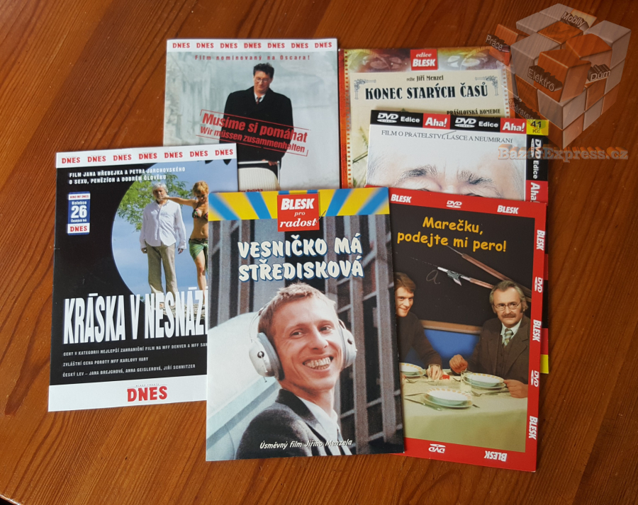 6 x DVD české filmy