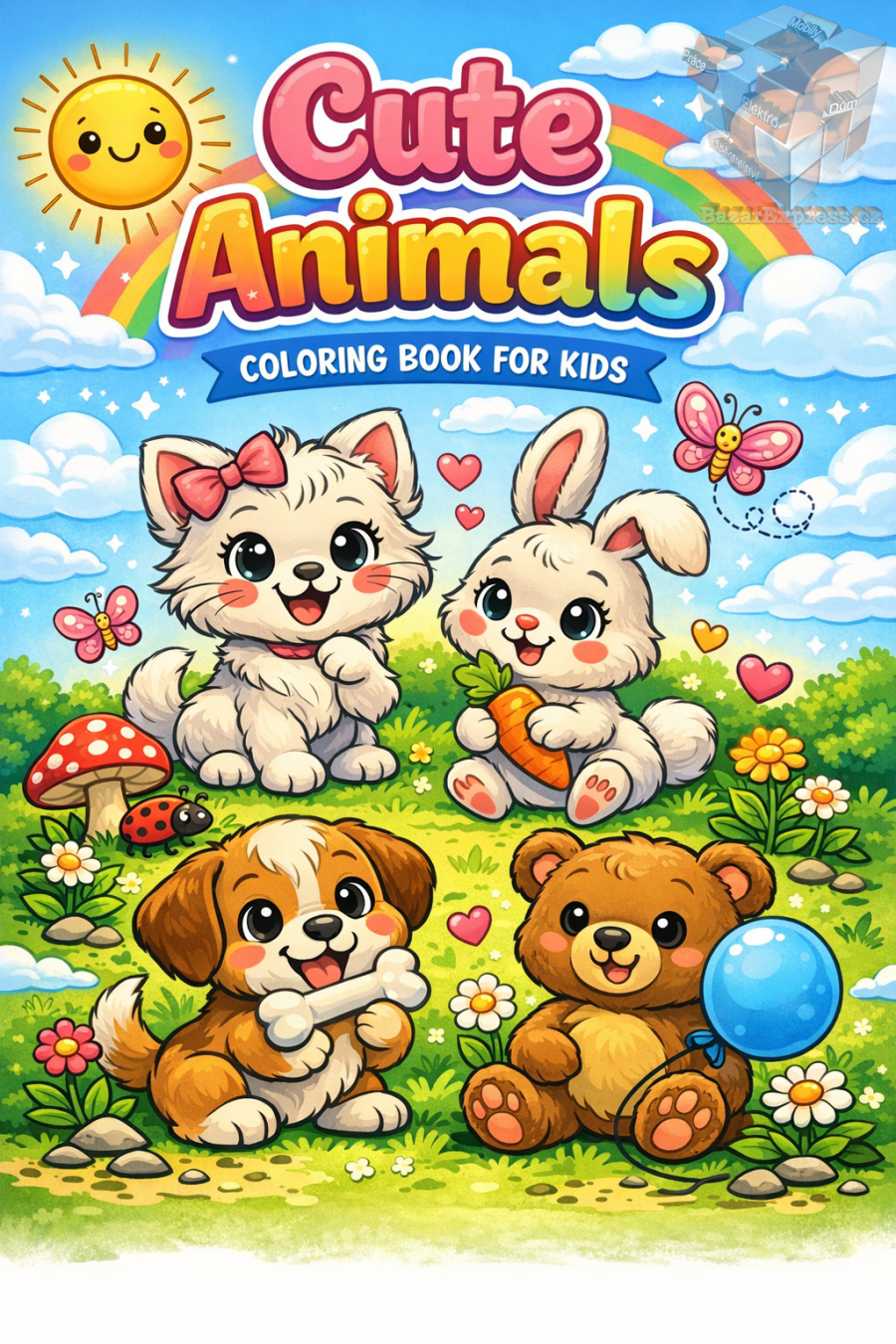 Cute Animals – Coloring Book for Kids