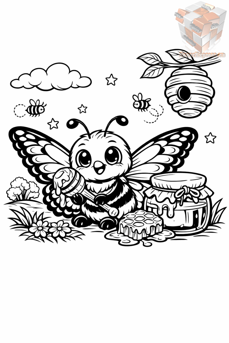 Cute Animals – Coloring Book for Kids