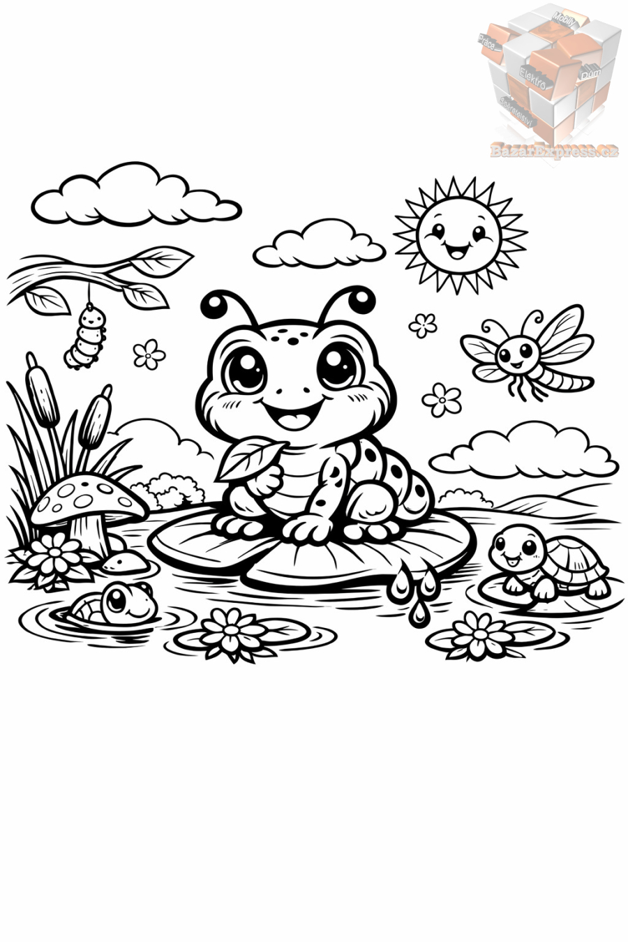 Cute Animals – Coloring Book for Kids