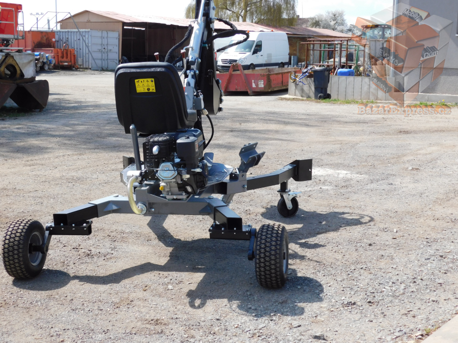 Minibagr Jansen MB-360°  benzínový kráčející bagr