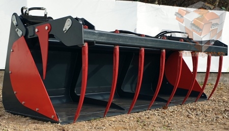 LOPATA S PŘIDRŽOVAČEM - ZUBY KOVANÉ-3