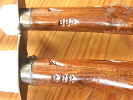 Sada nůž a vidlice s futrálem