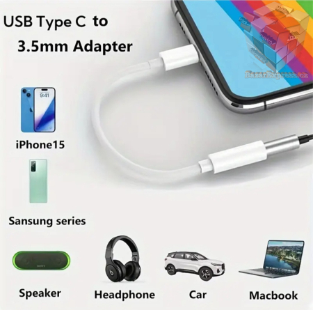 Redukce z USB-C na Jack 3,5mm pro sluchátka
