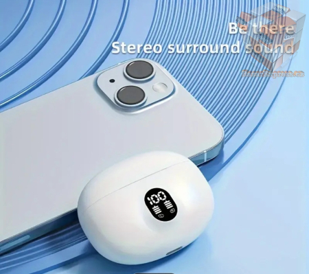 Bezdrátová sluchátka s displejem stavu nabití