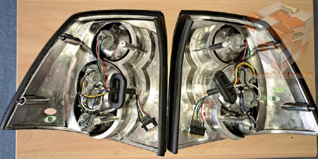 Zadní tuning světla Opel Astra G.